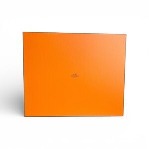 Hermès Large Orange Box 18” w Ribbon & Tissue Hermes